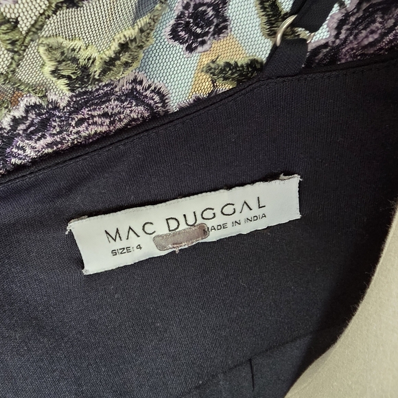 Mac Duggal Embroidered Tier Dress - Picture 3 of 8